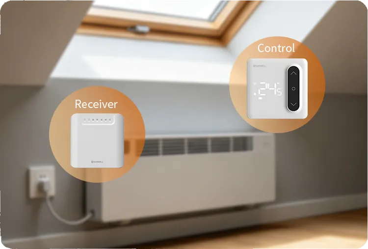 Long-Distance Spaces Heating Control